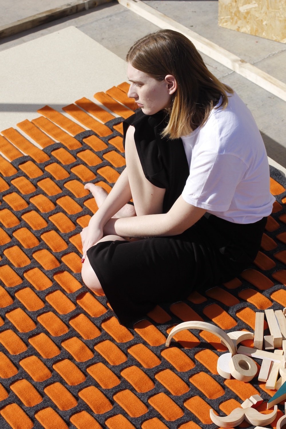Ludusludus carpet by Lanificio Leo - Courtesy of Lanificio Leo.