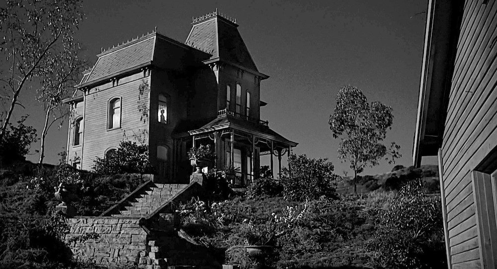 Frame from PSYCHO by Alfred Hitchock, 1960.