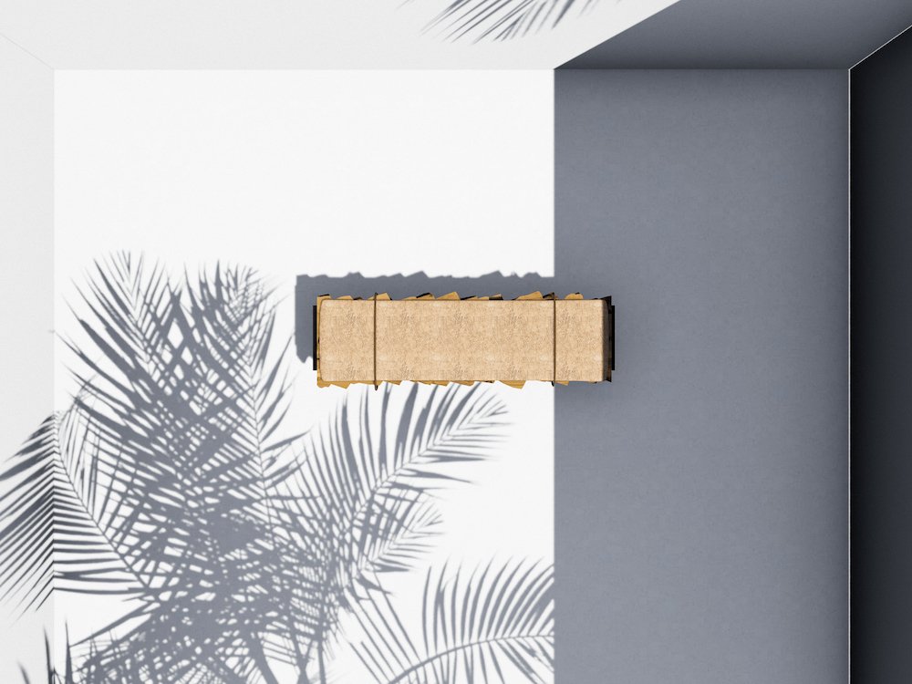 'Palm Repose' bench by Majid Al Bastaki - Courtesy of Dubai Design Week 2023.