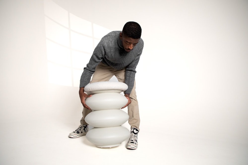 Qurs Stool by Dachah Studio - Courtesy of Dubai Design Week 2023.