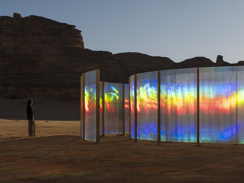 Kimsooja, To Breathe – AlUla, Desert X AlUla 2024, photo by Lance Gerber, courtesy of The Royal Commission for AlUla.