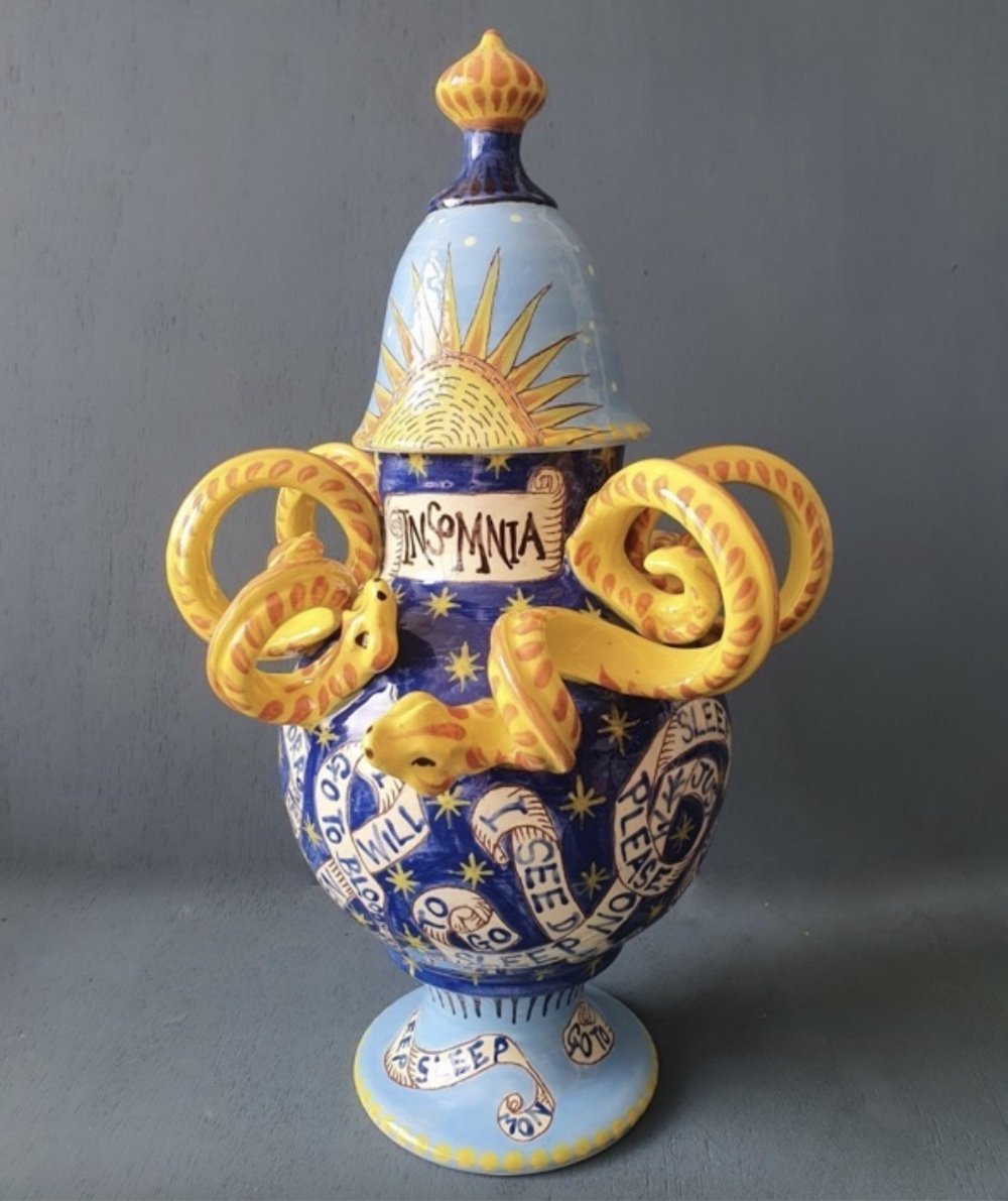‘Menopause in Majolica’ by Katrin Moye @ COLLECT 2024 - Courtesy of COLLECT.