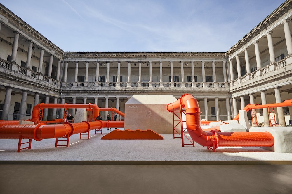 Terminal 02 installation by Samuel Ross and Kohler in Milan - Courtesy of Kohler.