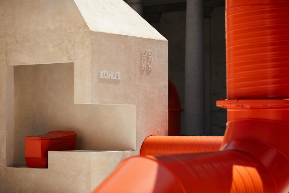 Terminal 02 installation by Samuel Ross and Kohler in Milan - Courtesy of Kohler.