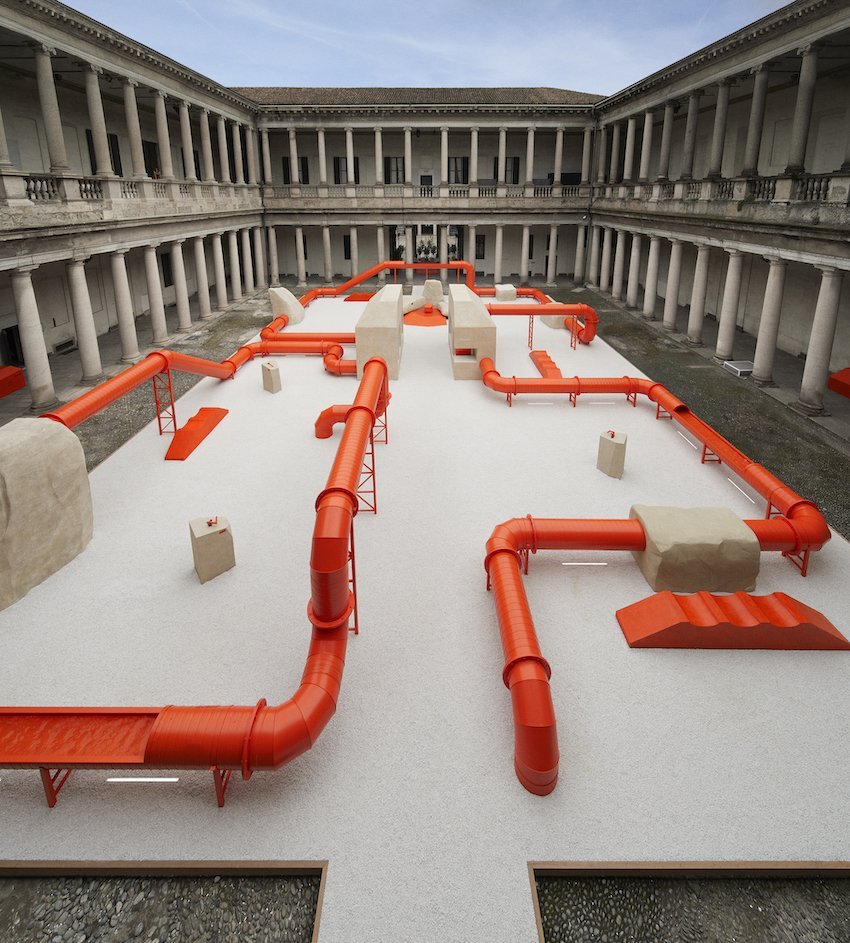 Terminal 02 installation by Samuel Ross and Kohler in Milan - Courtesy of Kohler.