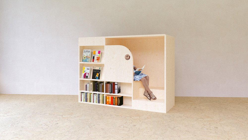 Library Nook, NOOK collection by Mara Bragagnolo - Courtesy of the Superdesign Show