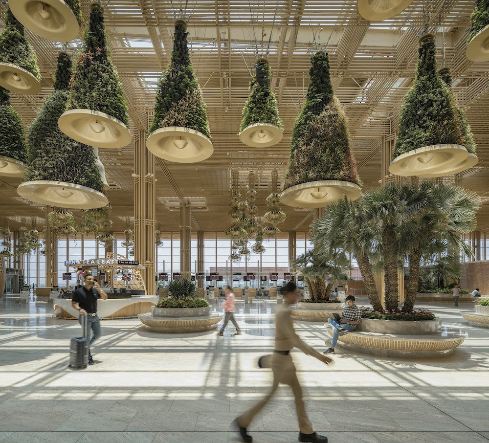 SOM's Terminal 2 of Bangalore Airport - Photo by Ar. Ekansh Goel © Studio Recall.