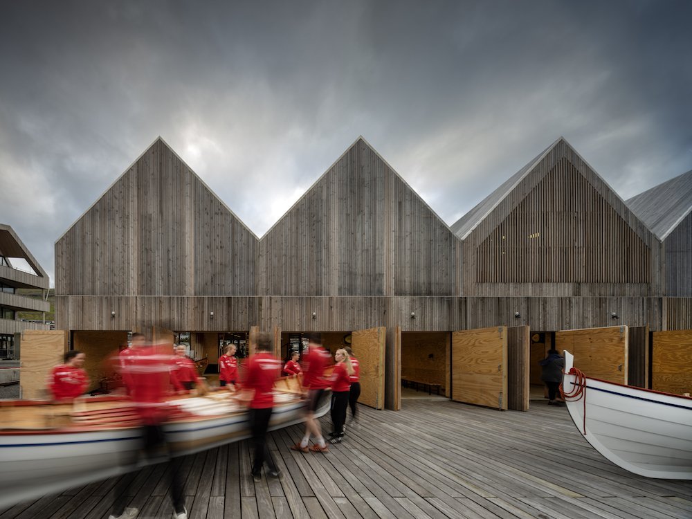 Klaksvík Row Club by Henning Larsen Architects - Photo by by Nic Lehoux, courtesy of Henning Larsen Architects.