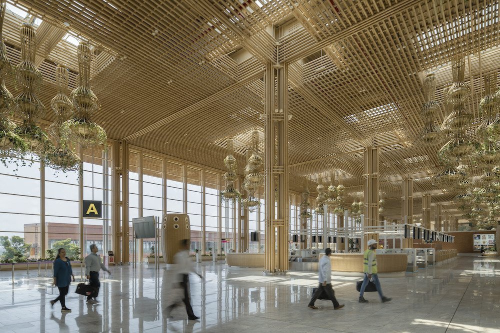 SOM's Terminal 2 of Bangalore Airport - Photo by Ar. Ekansh Goel © Studio Recall.