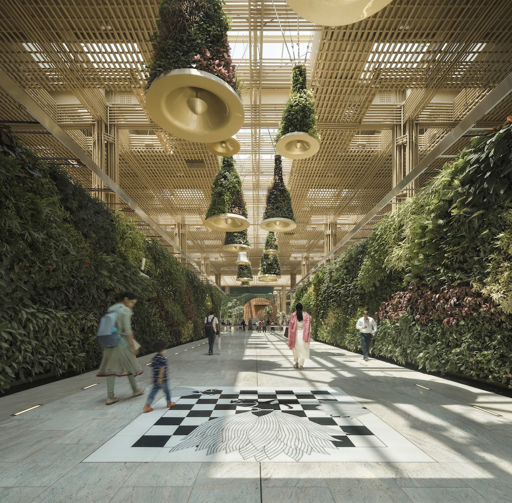 SOM's Terminal 2 of Bangalore Airport - Photo by Ar. Ekansh Goel © Studio Recall.