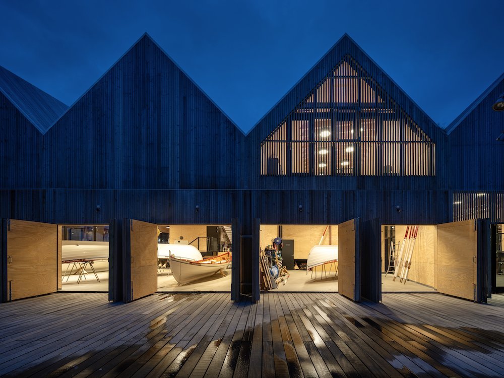 Klaksvík Row Club by Henning Larsen Architects - Photo by by Nic Lehoux, courtesy of Henning Larsen Architects.