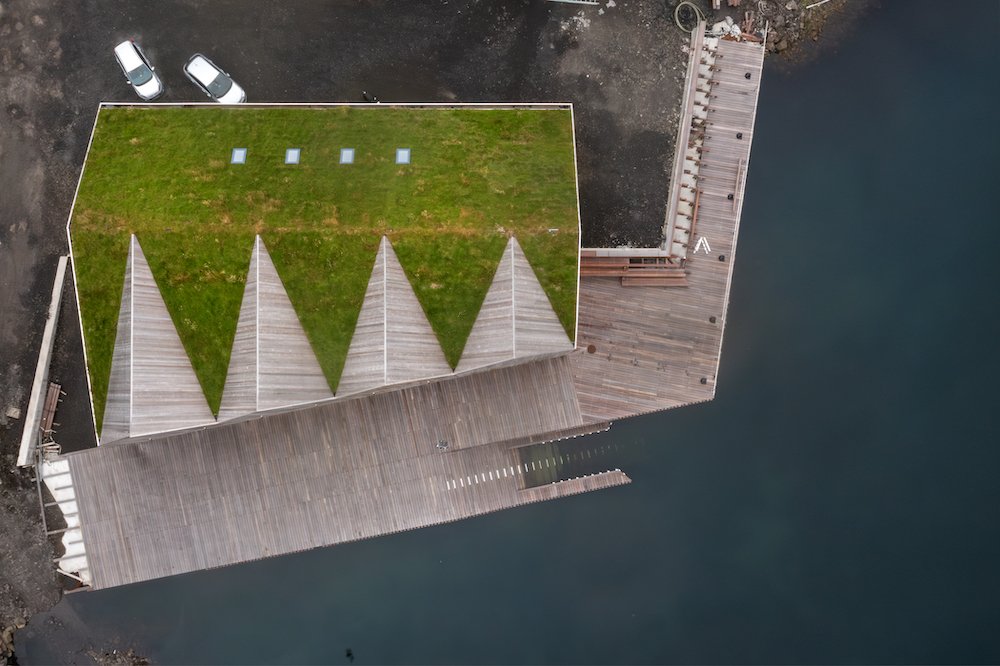 Klaksvík Row Club by Henning Larsen Architects - Photo by by Nic Lehoux, courtesy of Henning Larsen Architects.