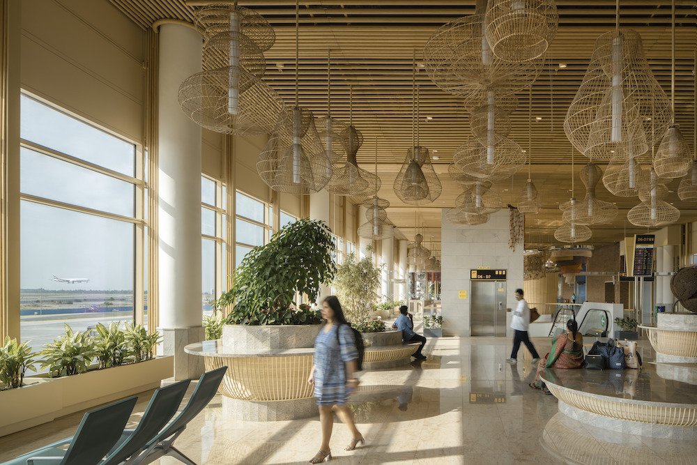 SOM's Terminal 2 of Bangalore Airport - Photo by Ar. Ekansh Goel © Studio Recall.
