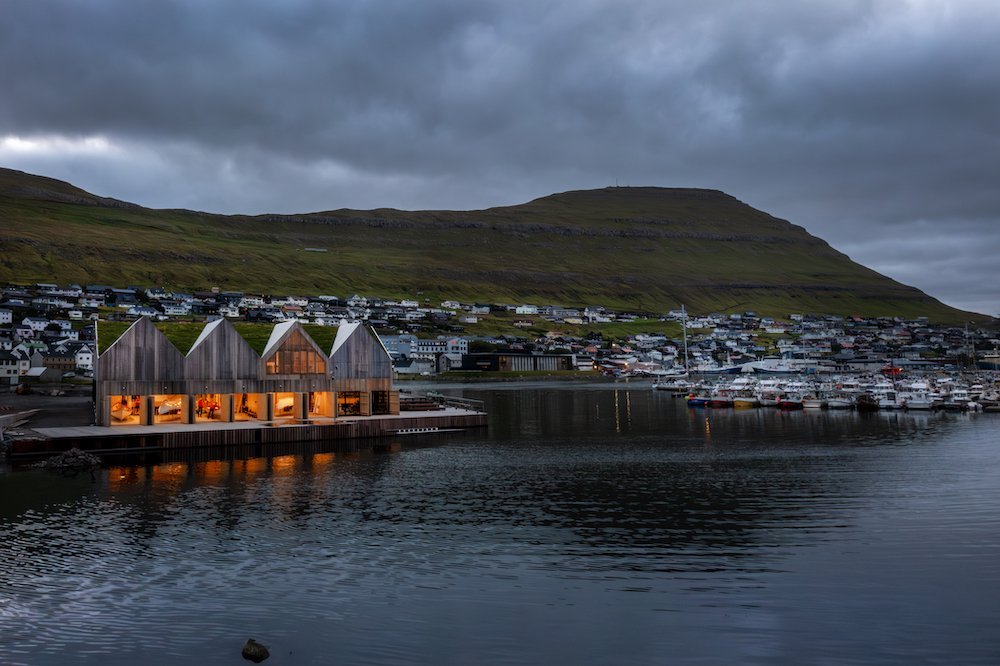 Klaksvík Row Club by Henning Larsen Architects - Photo by by Nic Lehoux, courtesy of Henning Larsen Architects.