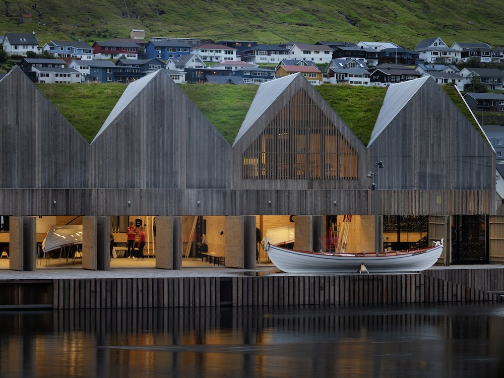 Klaksvík Row Club by Henning Larsen Architects - Photo by by Nic Lehoux, courtesy of Henning Larsen Architects.