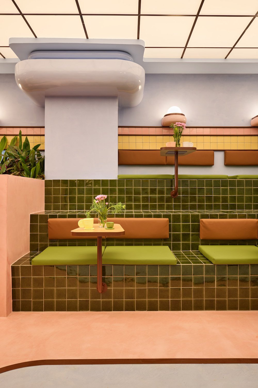 'Amiko Gelato' ice cream shop by Masquespacio in Barcelona - Photo by Masquespacio.