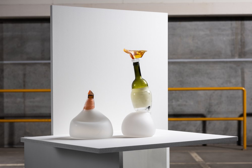 Designer bookend by Juli Bolaños-Durman - Photo by Reuben Paris, courtesy of Dundee Design Festival 2024.