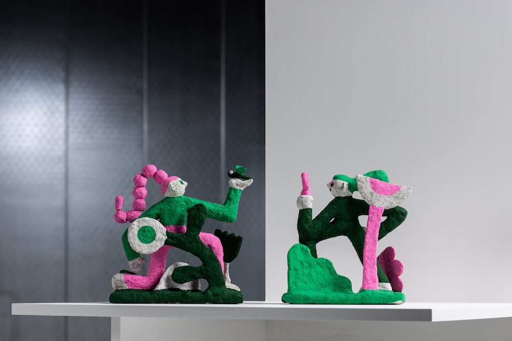 Designer bookend by Lauren Morsley - Photo by Reuben Paris, courtesy of Dundee Design Festival 2024.