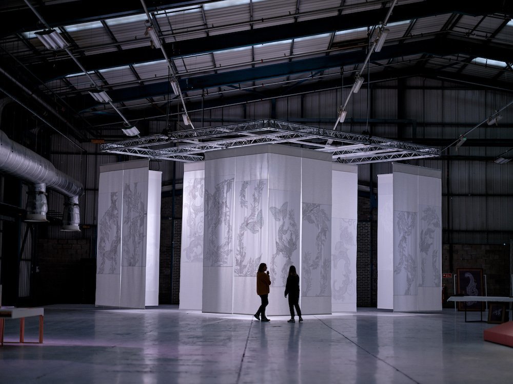 Fabric Maze by Timorous Beasties at Dundee Design Festival 2024 - Photo by Grant Anderson.