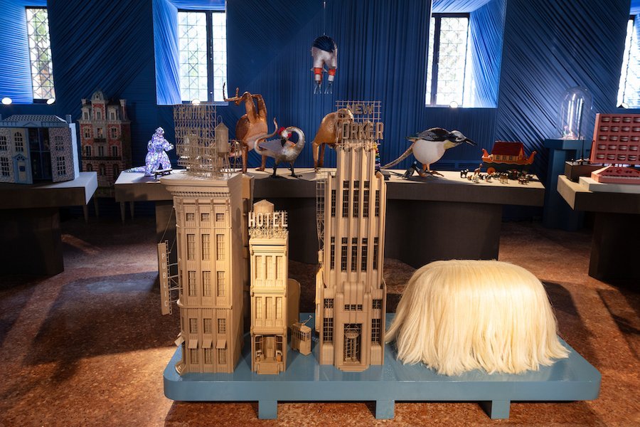 'Sets for a Film I'll Never Make' by Daniel Agdag in the Childhood room - Photo by Alexandre Vazquez. ©Michelangelo Foundation.
