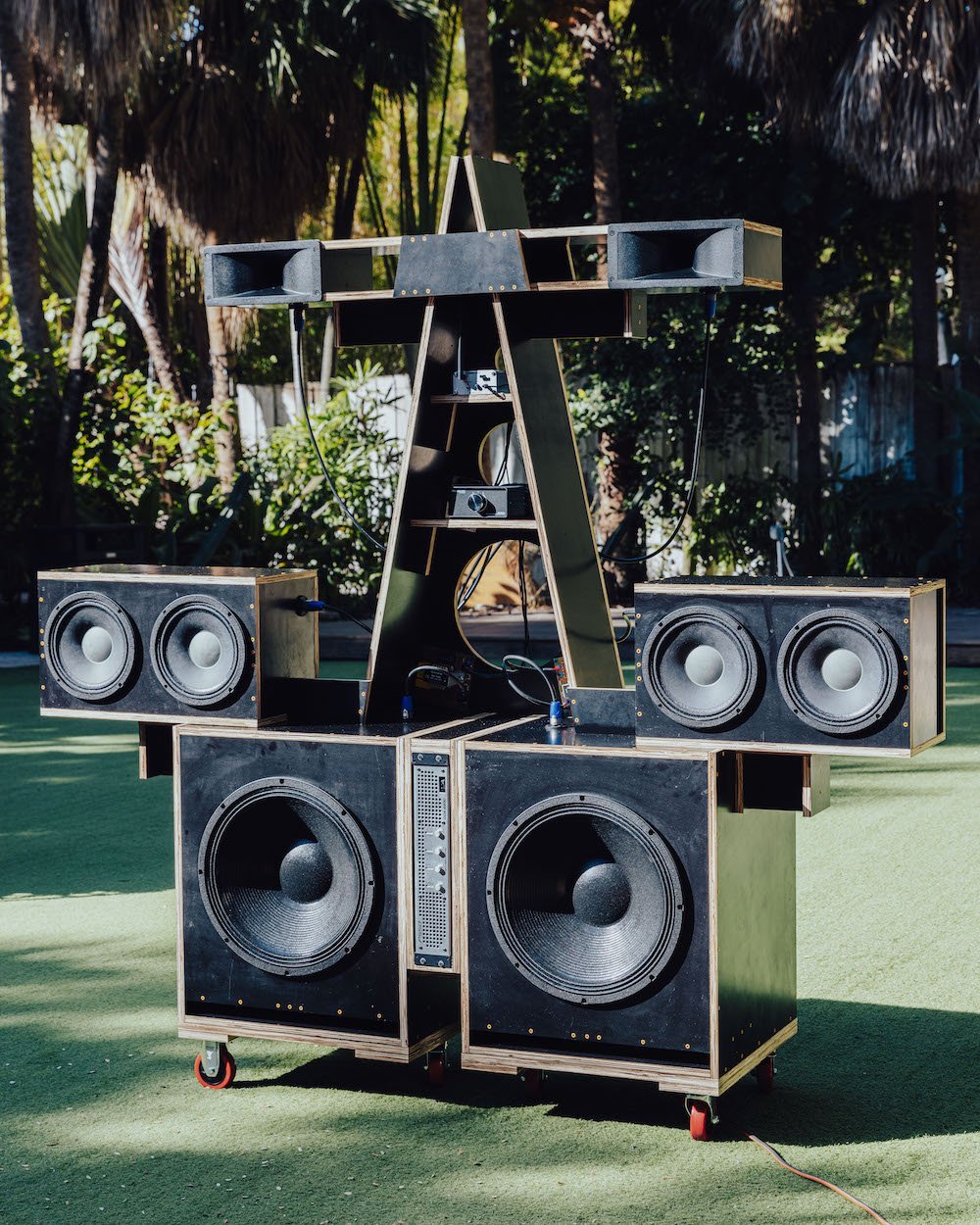 Lucas Muñoz Muñoz at Alcova Miami 2024 - Photo by Piergiorgio Sorgetti, courtesy of Alcova.