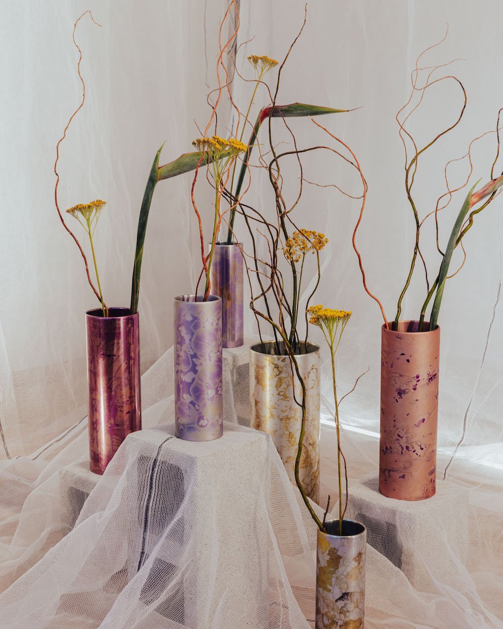 Dye Dye, My Darling by Studio LoopLoop at Alcova Miami 2024 - Photo by Piergiorgio Sorgetti, courtesy of Alcova.
