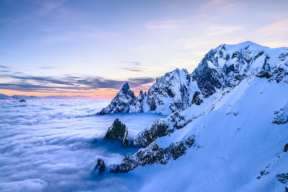 Stunning view on the Mont Blanc from the Sky Way at Courmayeur Design Week End 2025 - Photo by Giacomo Buzio.