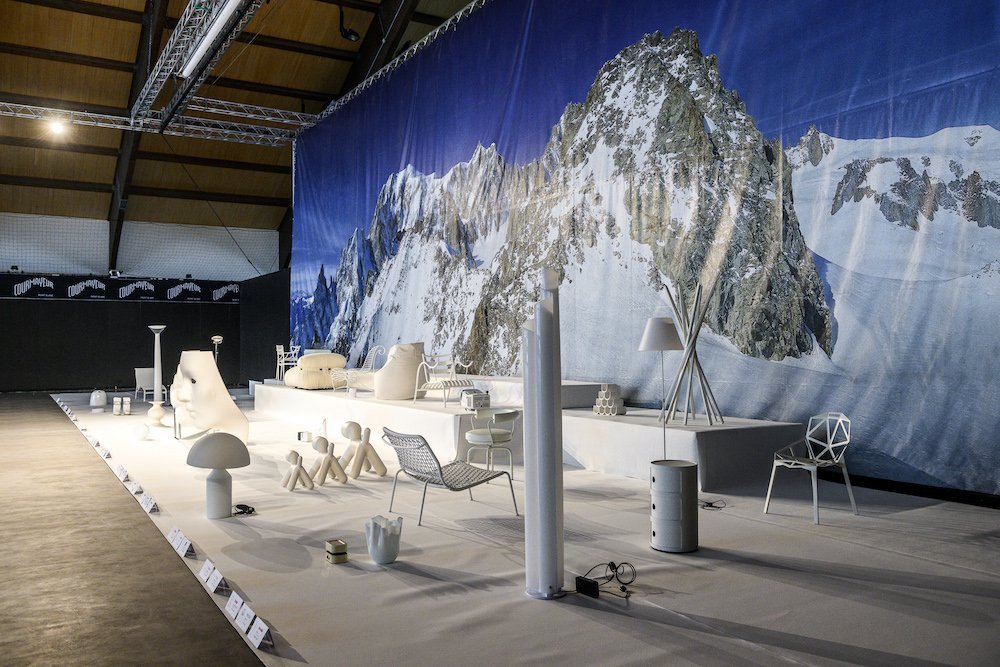All White design exhibition by Giulio Cappellini and Giulio Iacchetti at Courmayeur Design Week End 2025 - Photo by Giacomo Buzio.