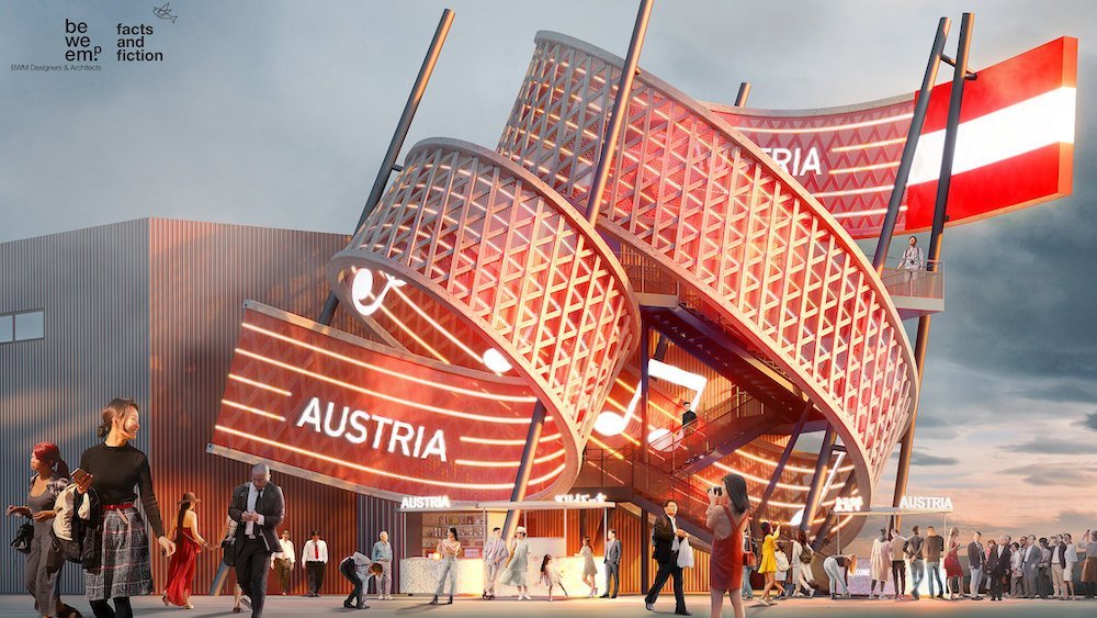 Austria Pavilion at Expo 2025 Osaka - © BWM Designers & Architects.