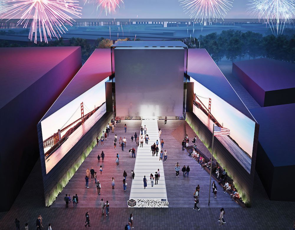 USA Pavilion at Expo 2025 Osaka - Courtesy of Trahan Architects.