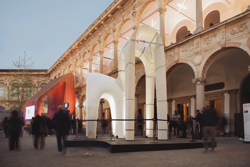 Aevum installation by Zaha Hadid Architects for INTERNI Magazine - Courtesy of INTERNI Magazine.