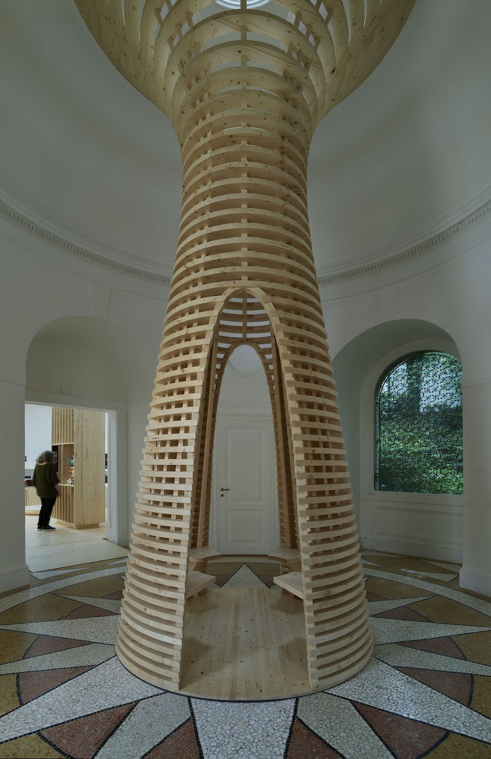 'Porch - An Architecture of Generosity.' US Pavilion at the 2025 Venice Architecture Biennale - Photo by ©Tim Hursley.