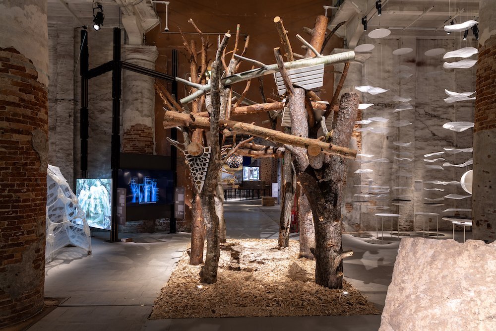 Domino 3.0 Generated Living Structure - Photo by Marco Zorzanello, courtesy of La Biennale di Venezia.