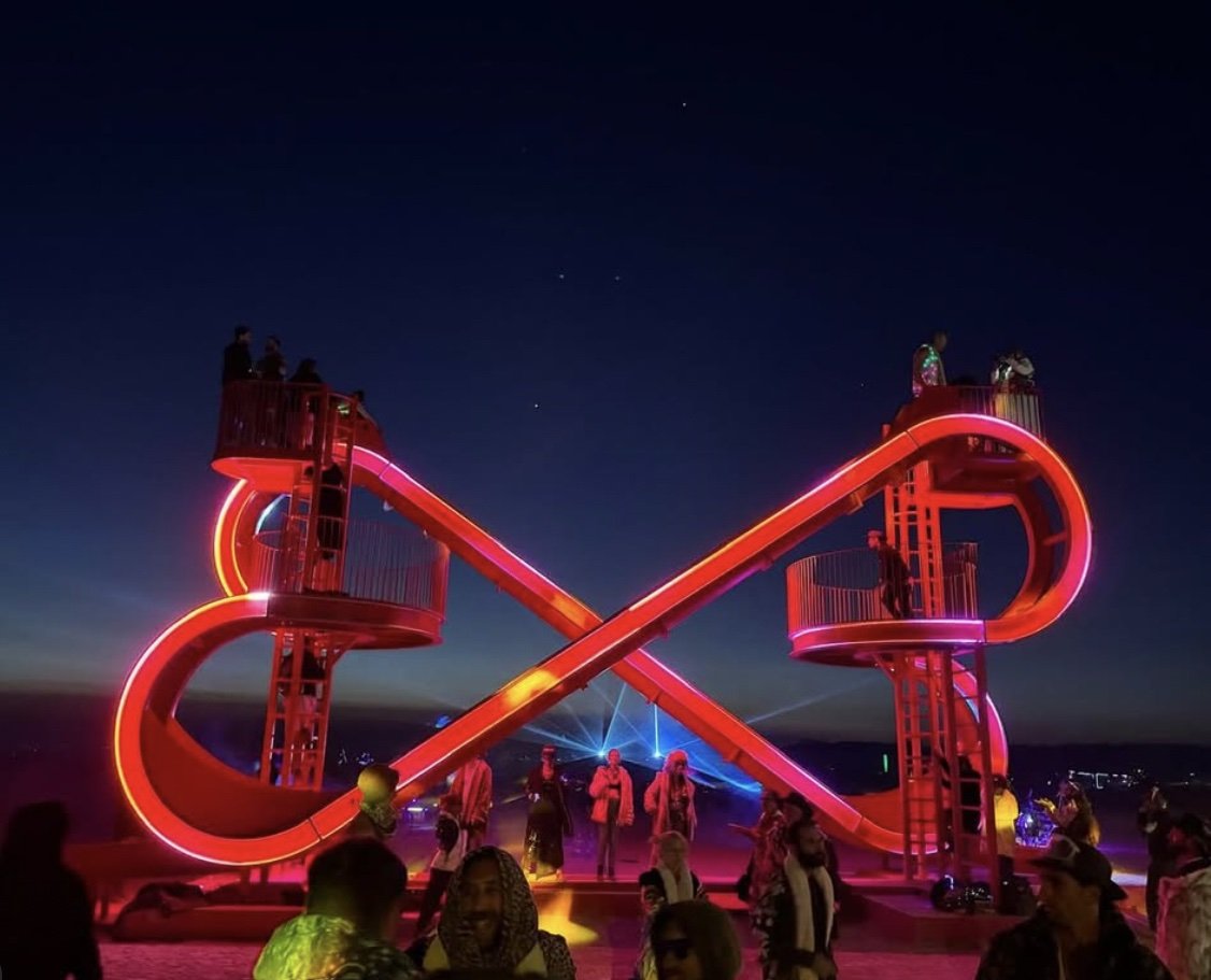 Vessels of Love by Alberto Marcos at AMPS at Burning Man 2025 - Photo via IG, follow alberto_amps