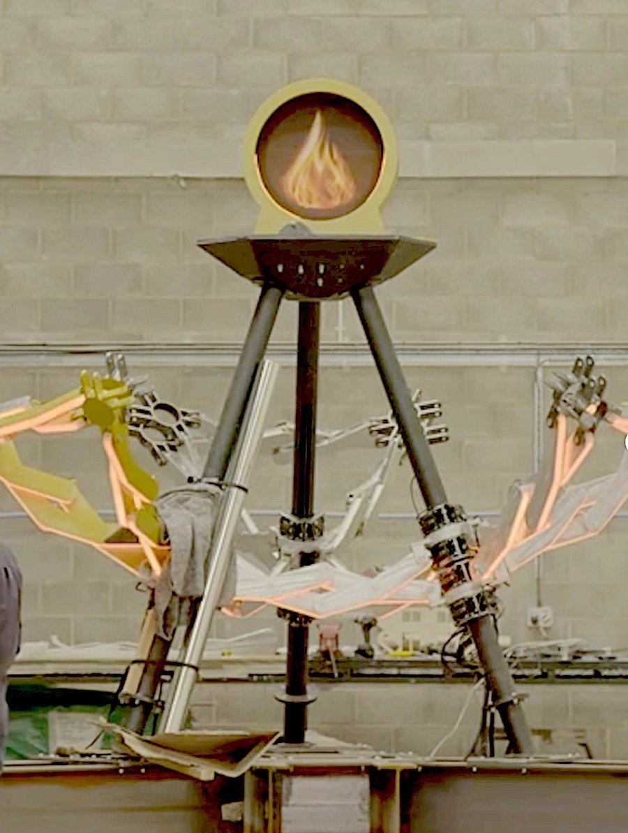 Making of Milano-Cortina 2026 Olympic cauldrons - Photo via IG, follow @balichwonderstudio.