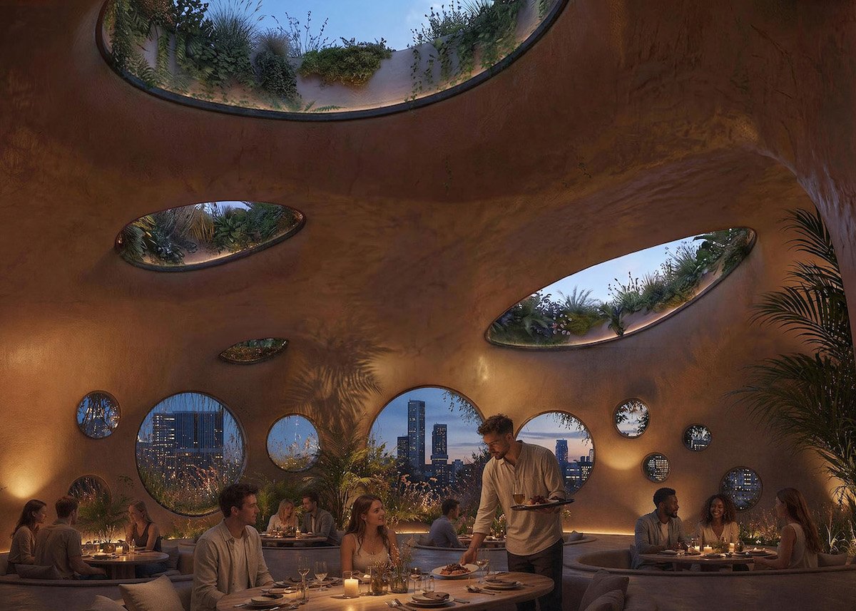 Rotterdam Rocks by MVRDV, restaurant - Visual by MVRDV.