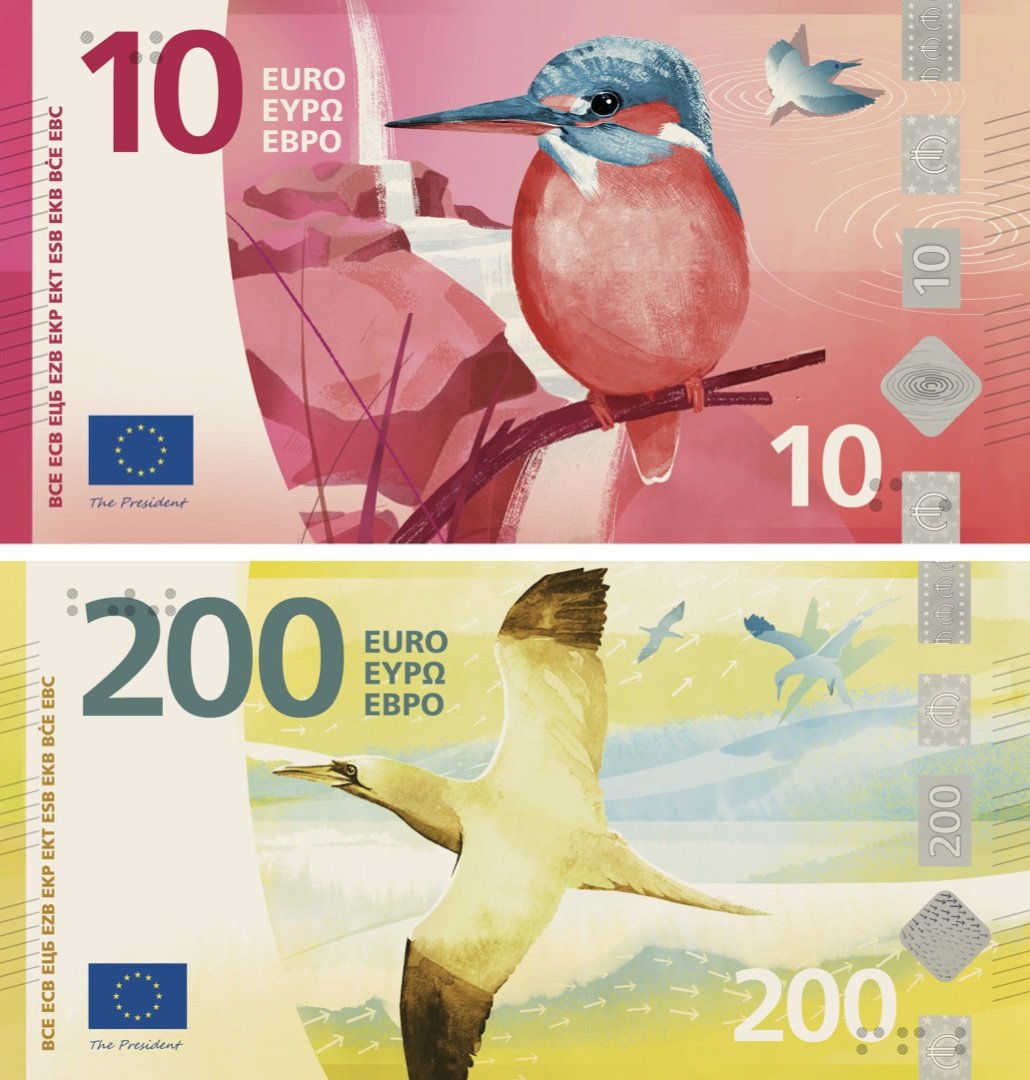 10 Euro banknote redesign by Atelier Goppel-Toperngpong - Design H - Copyright of The ECB.
