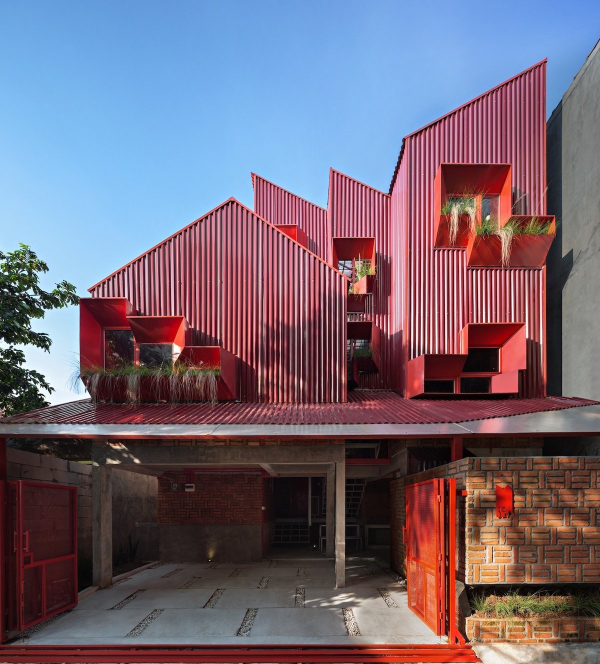 Step Red Zone by Ismail Solehudin Architecture - © Mario Wibowo Photography.
