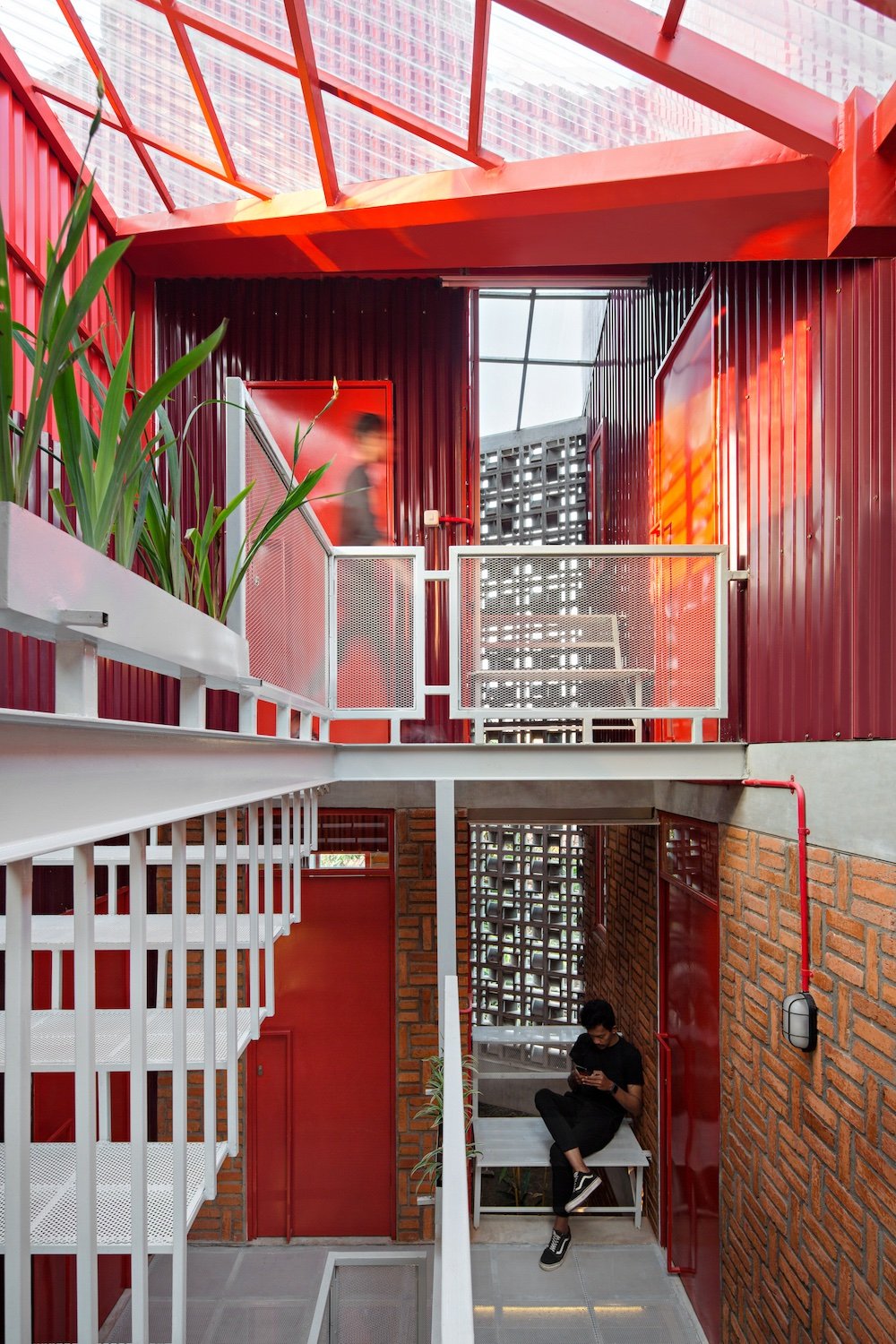 Step Red Zone by Ismail Solehudin Architecture - © Mario Wibowo Photography.