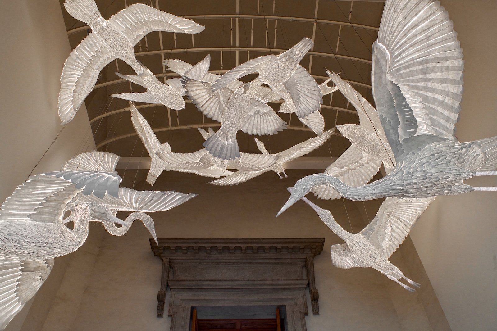 HOMO FABER 2026, A Luminous Ark installation by Es Devlin - Photo by Giulio Ghirardi, ©Michelangelo Foundation.