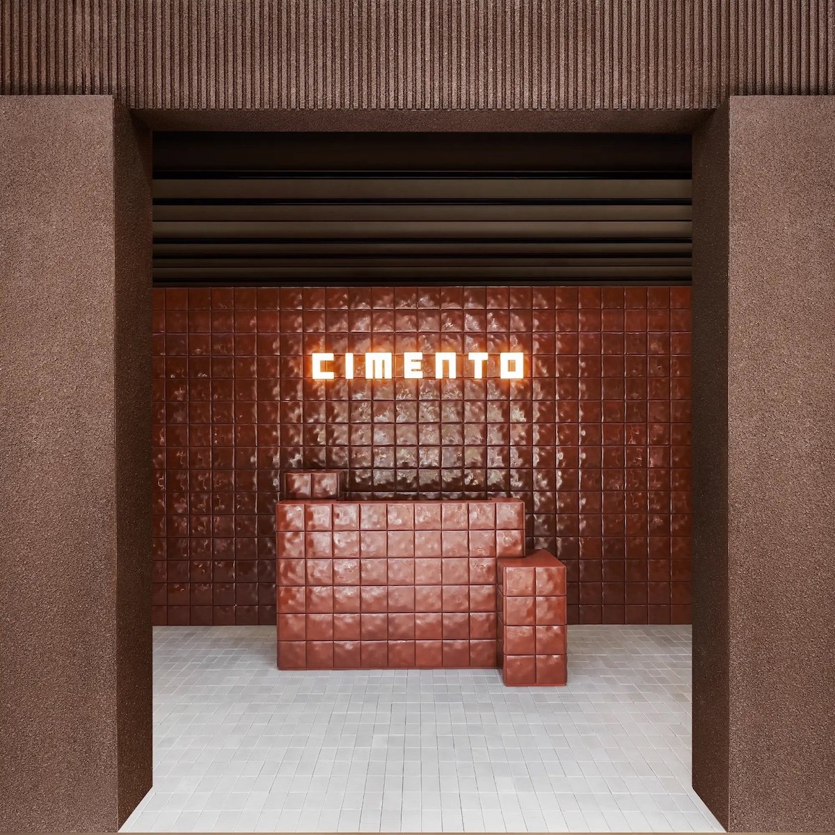 Madre, Cimento at Cersaie 2026 - Photo by Cimento.