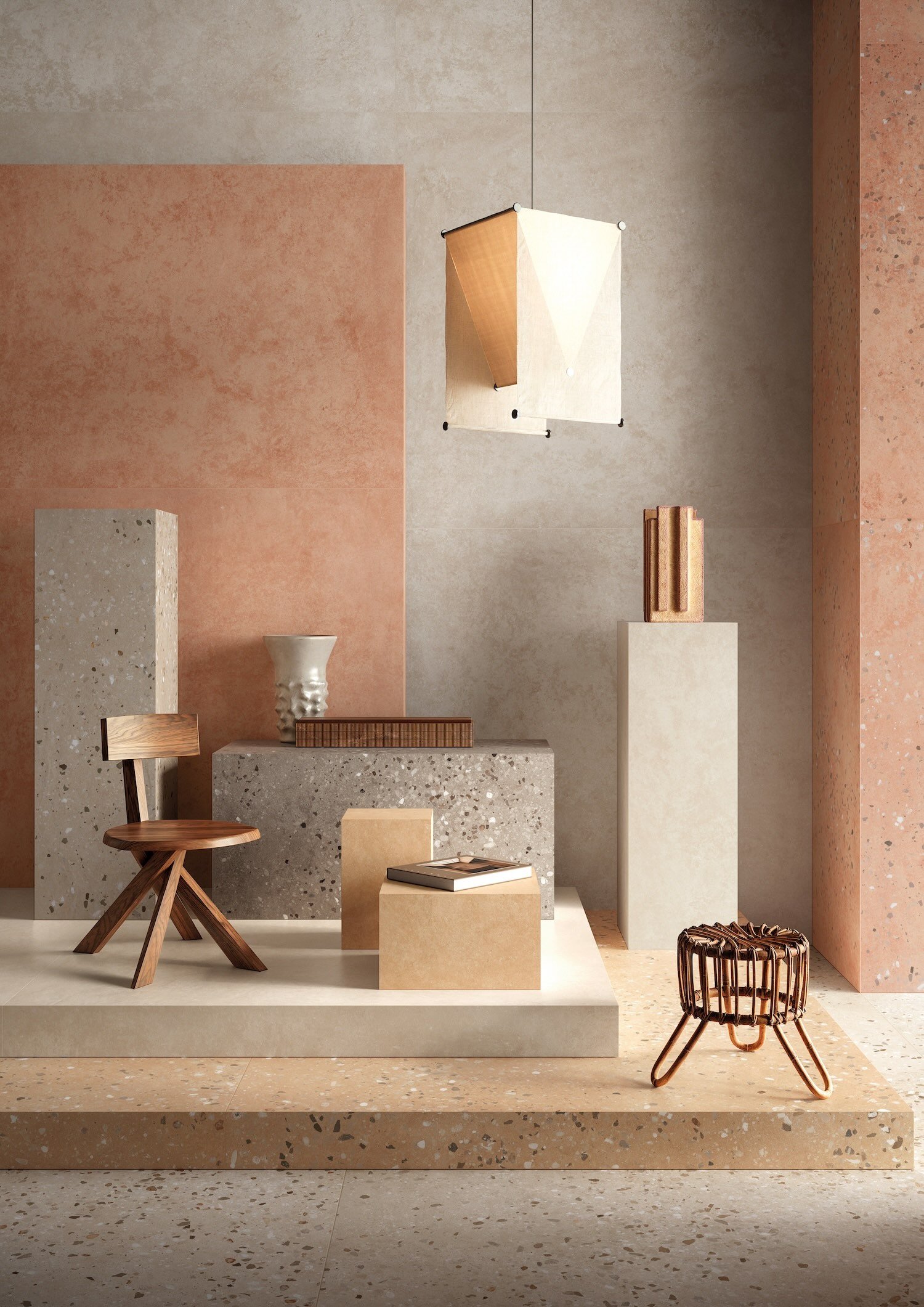 Myra collection by Ceramiche REFIN at Cersaie 2026 - Photo by Ceramiche REFIN.