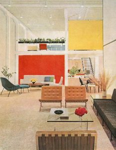 Knoll’s San Francisco showroom in 1954, designed by Florence Knoll - Photo via Azuremagazine.com.