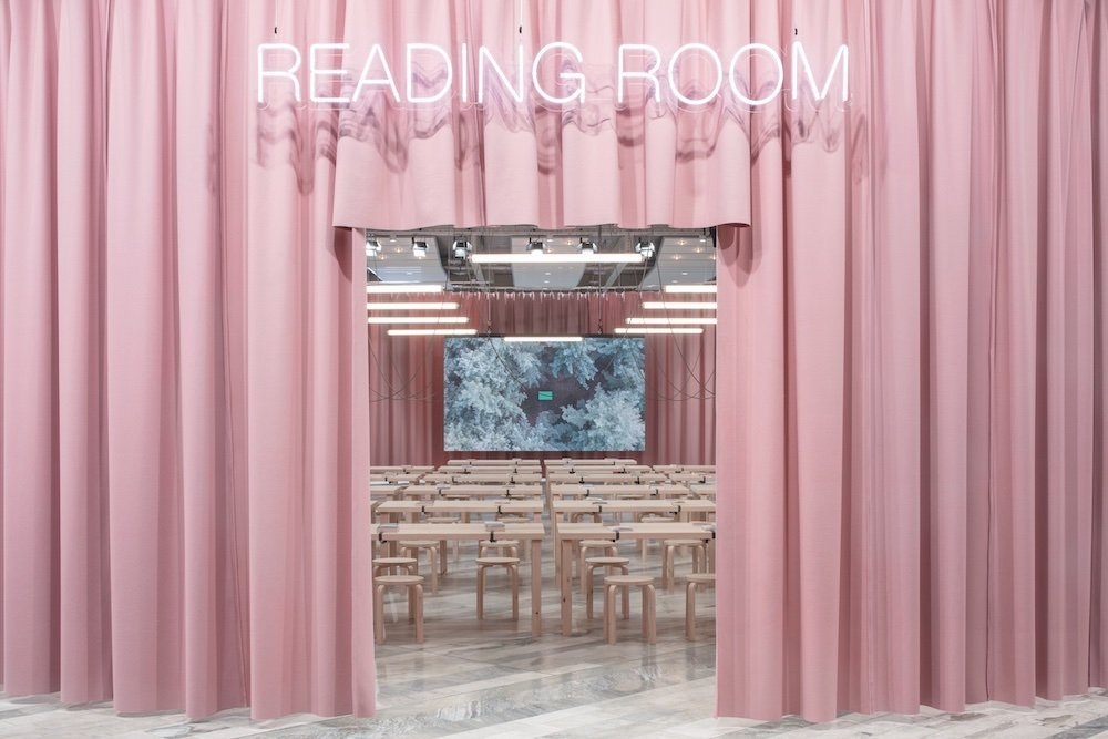 The Reading Room by Formafantasma at - Courtesy of Stockholm Furniture Fair.