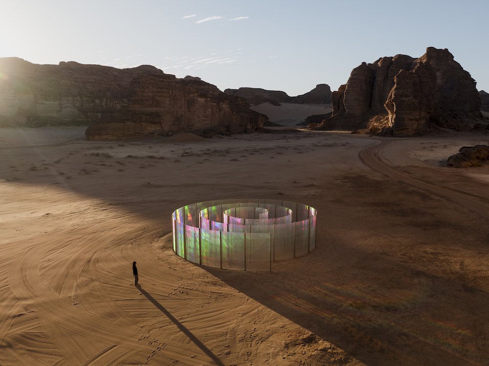 Kimsooja, To Breathe – AlUla, Desert X AlUla 2024, photo by Lance Gerber, courtesy of The Royal Commission for AlUla.