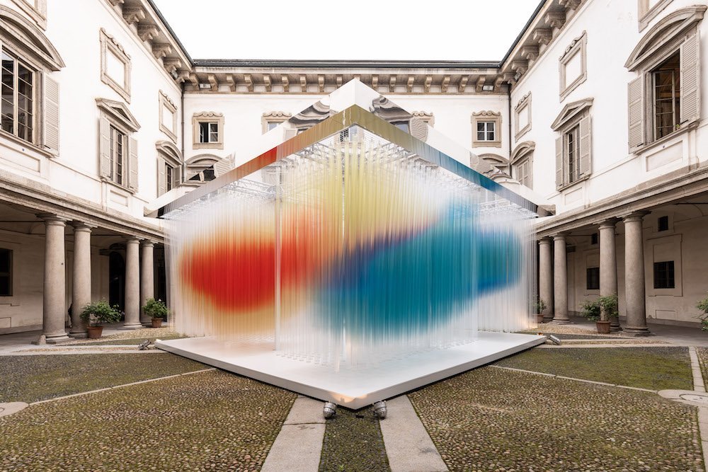 StraordinAria installation by We+ for Elica - ©Antinori, courtesy of 5Vie and Elica.