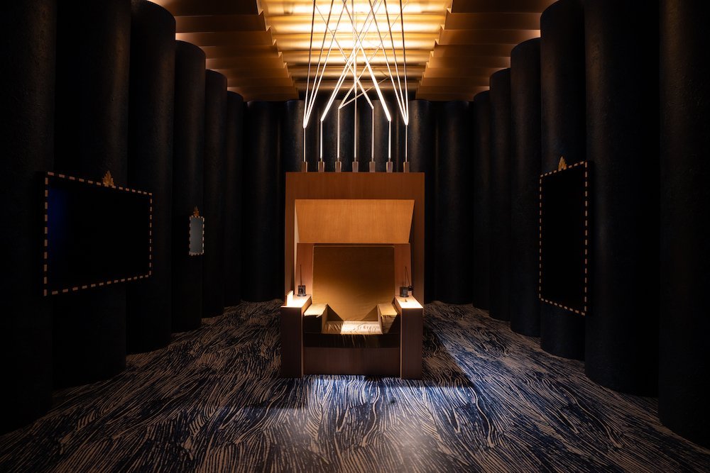 Interiors by David Lynch. A Thinking Room - Courtesy of Salone del Mobile.