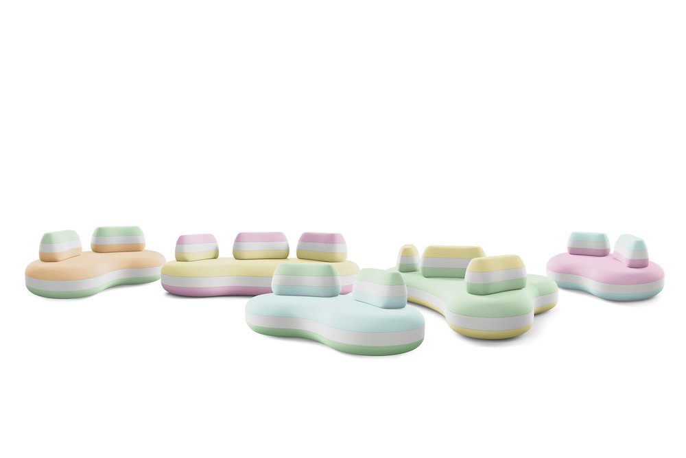 Bombom outdoor collection by Joana Vasconcelos x Roche Bobois - Photo by Roche Bobois.