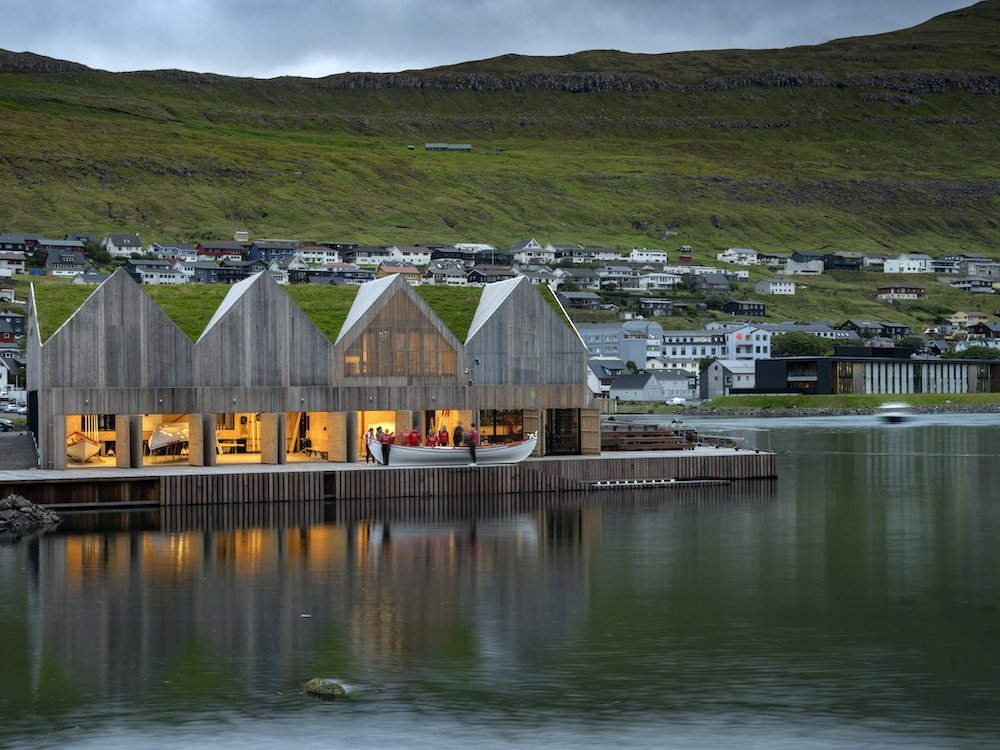 Klaksvík Row Club by Henning Larsen Architects - Photo by by Nic Lehoux, courtesy of Henning Larsen Architects.