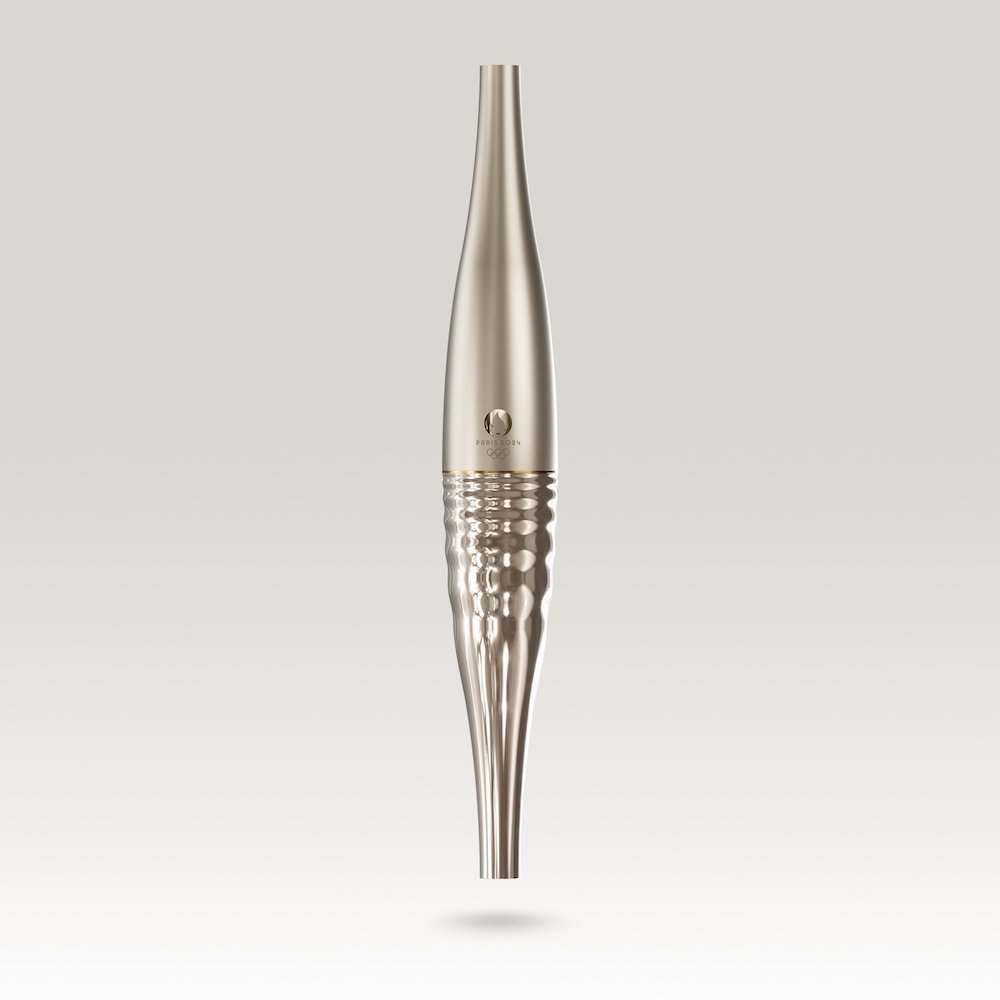 Olympic Torch of Paris 2024 Olimpic and Paralympic Games - Design by Matieu Lehanneur.